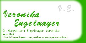 veronika engelmayer business card